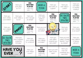 Vorschau - Spiele - Have you ever Present Perfect, Conversation Board Game, Brettspiel, Sprechspiel, Grammatikspiel, Present Perfect Simple, Fragen bilden, Yes I have, No I haven’t, Speaking Practice, Kommunikation, Partnerarbeit, Gruppenarbeit | Klasse 6, 7 Sekundarstufe - Seite 1