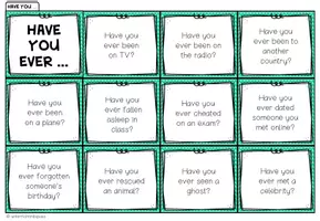 Vorschau - Spiele - Have you ever ...? (Present Perfect) - Conversation Cards - Seite 1