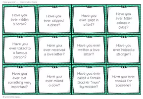 Vorschau - Spiele - Have you ever ...? (Present Perfect) - Conversation Cards - Seite 2