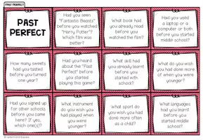 Vorschau - Fördermaterial/Inklusion - PAST PERFECT - Conversation Cards - Seite 1