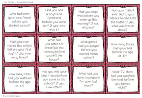 Vorschau - Fördermaterial/Inklusion - PAST PERFECT - Conversation Cards - Seite 2
