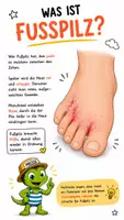 Vorschau - Bildkarten - Wie bleibt der Fußpilz im Schwimmbad? - QUAPPIZ Kindernews - Seite 1