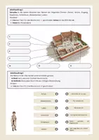 Vorschau - Arbeitsblätter - Wohnen im antiken Rom I: Aufbau der Villa (Arbeitsbogen in einfacher Sprache) - Seite 1
