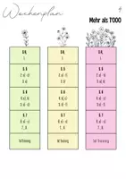 Vorschau - Stundenentwürfe - Mathe Wochenplan LMVZ 4.Klasse - Deckblatt