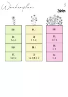 Vorschau - Stundenentwürfe - Mathe Wochenplan LMVZ 3.Klasse - Deckblatt