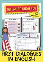 Vorschau - Arbeitsblätter - Getting to Know You – First Dialogues in English: Differenzierte Arbeitsblätter (Klasse 4/5) - Deckblatt