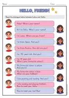 Vorschau - Arbeitsblätter - Getting to Know You – First Dialogues in English: Differenzierte Arbeitsblätter (Klasse 4/5) - Seite 2