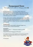 Vorschau - Spiele - Bewegungsspiel Wortarten / Nomen, Deutsch Klasse 2/3 - Seite 1