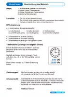 Vorschau - Arbeitsblätter - Uhrzeit lesen - Arbeitsblätter und Tafelmaterial - Seite 1