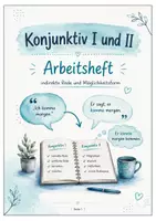 Vorschau - Unterrichtsreihen - Konjunktiv I und II Arbeitsheft Deutsch - Seite 1