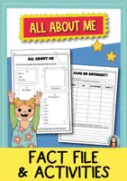 Vorschau - Arbeitsblätter - All About Me: Steckbrief & Activities – Differenzierter Steckbrief für den Englischunterricht (Klasse 4/5) - Deckblatt