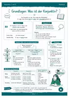 Vorschau - Arbeitsblätter - Konjunktiv I und II – Merkblätter Deutsch - Seite 1
