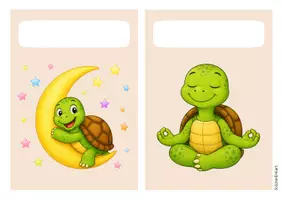 Vorschau - Stationenlernen - Schildkrötenklasse - Gruppenschilder (Klassentier) - Seite 3