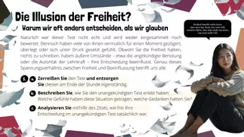 Vorschau - Unterrichtsreihen - 2. Die Illusion der Freiheit? Warum wir oft anders entscheiden, als wir glauben - Seite 2
