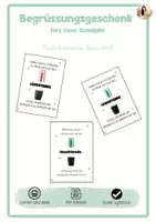 Vorschau - Lehrwerke/Schulbücher - Begrüssungsgeschenk nach den Ferien mit Leuchtstift - Deckblatt