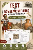 Vorschau - Test - Römerausstellung Lokschuppen Rosenheim – Test mit Lösung (kostenlos) - Deckblatt