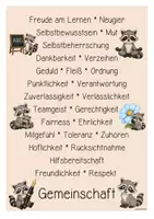 Vorschau - Poster - Waschbärenklasse - Poster | Klassenraumdekoration (Klassentier) - Seite 2
