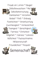 Vorschau - Poster - Waschbärenklasse - Poster | Klassenraumdekoration (Klassentier) - Seite 3