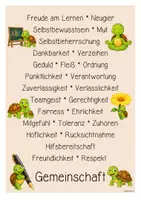Vorschau - Poster - Schildkrötenklasse - Poster | Klassenraumdekoration (Klassentier) - Seite 2