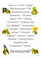 Vorschau - Poster - Schildkrötenklasse - Poster | Klassenraumdekoration (Klassentier) - Seite 3