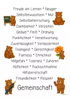 Vorschau - Poster - Bärenklasse - Poster | Klassenraumdekoration (Klassentier) - Seite 3