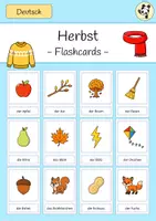 Vorschau - Spiele - HERBST - Spielepaket - Vokabeln lernen - Seite 1
