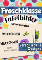 Vorschau - Präsentationen/Tafelbilder - Froschklasse - Tafelbilder (Klassentier) - Deckblatt