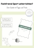 Vorschau - Lehrpläne/Lehrermaterial - Sportunterricht - Organisatorische Grundlagen - Deckblatt