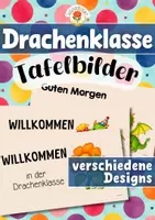Vorschau - Präsentationen/Tafelbilder - Drachenklasse - Tafelbilder (Klassentier) - Deckblatt