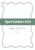 Vorschau - Lehrpläne/Lehrermaterial - Sportunterricht - Organisatorische Grundlagen - Seite 3