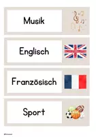 Vorschau - Präsentationen/Tafelbilder - Wochentransparenz - Deckblatt