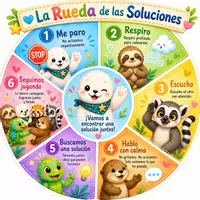 Vista previa - Unidades / Secuencias / Situaciones de Aprendizaje - Rueda conflictos TEA primaria infantil educación inclusiva - Portada