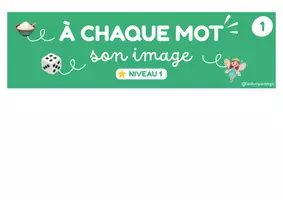 Aperçu - Jeux - À chaque mot son image – Lecture, décodage et correspondance des écritures (GS-CP) - Page 3