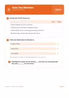 Vorschau - Arbeitsblätter - Quiz: Das Märchen und seine Merkmale - Seite 2