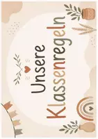 Vorschau - Poster - Klassenregeln im Boho-Stil – Komplettpaket für ein respektvolles Miteinander - Seite 3