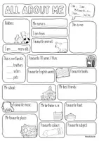 Vorschau - Arbeitsblätter - Steckbriefe - Englisch in der Grundschule / Übergang (All about me) - Seite 3