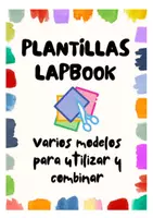 Vista previa - Manualidades / Dibujos para colorear - Plantillas lapbook - Portada