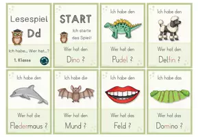 Vorschau - Spiele - Lesespiel D d | passend zu Flex und Flora | Klasse 1 - Seite 2