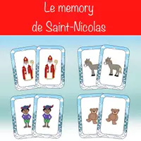 Aperçu - Jeux - Le memory de Saint-Nicolas - Page de couverture
