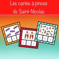 Aperçu - Jeux - Cartes à pinces de Saint-Nicolas - Page de couverture