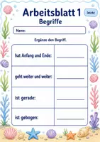 Vorschau - Arbeitsblätter - Linien und Strecken | Mathematik Klasse 3 | 6 Arbeitsblätter als PDF - Seite 1