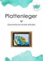 Vorschau - Arbeitsblätter - Plattenleger - Legespass für Kindergarten und Unterstufe - Deckblatt