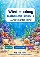 Vorschau - Arbeitsblätter - Wiederholung Mathematik Klasse 3 | Mathematik Klasse 3 | 6 Arbeitsblätter als PDF - Deckblatt