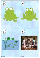 Vorschau - Arbeitsblätter - Lesespaziergang Frosch - 3 Differenzierungen - Seite 3