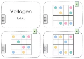 Vorschau - Aufgabenkarten - Sudoku - für Kindergarten und Unterstufe - Seite 3