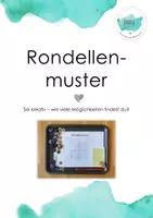 Vorschau - Arbeitsblätter - Rondellenmuster - für Kindergarten und Unterstufe - Deckblatt