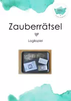 Vorschau - Aufgabenkarten - Zauberrätsel - für Kindergarten und Unterstufe - Deckblatt