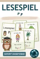 Vorschau - Spiele - Lesespiel P p | passend zu Flex und Flora | Klasse 1 - Deckblatt