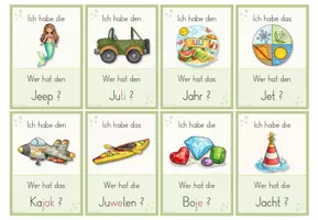 Vorschau - Spiele - Lesespiel J j | passend zu Flex und Flora | Klasse 1 - Seite 3