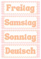 Vorschau - Stundenentwürfe - Tagestransparenz Orange Rosa - Seite 2